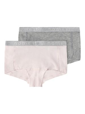 Name it 2-pak meisjes hipster - Organic - Kinder dames onderbroek katoen - Boxershort
