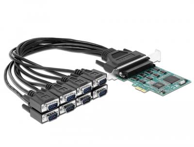 Delock PCI Express kaart voor 8 x Seriële RS-232