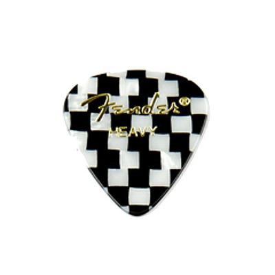Fender 351 Shape Premium Picks Checker Heavy (set van 12) Fender 351 Shape Premium Picks Checker Heavy (set van 12)