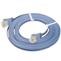 CAT6 Ultra-dunne platte Ethernet Network LAN kabel lengte: 50m(Blue) - thumbnail