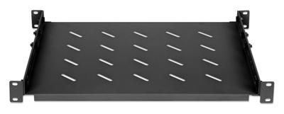 Intellinet 714082 19 inch Apparaatbodem voor patchkast 1 HE Geschikt voor kastdiepte: 600 mm Zwart (RAL 9004, mat)