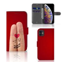 Apple iPhone 11 | Wallet Case | met Pasjes | Liefde - Origineel Romantisch Cadeau - thumbnail