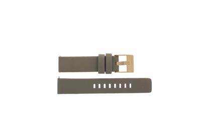 Horlogeband Diesel DZ5534 Glad leder Beige 20mm