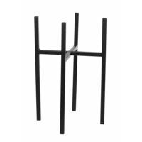 Plantenstandaard Ascot Metaal Zwart H.35cm - thumbnail