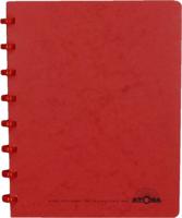 Atoma schrift, ft A5, 144 bladzijden, geruit 5 mm, rood - thumbnail
