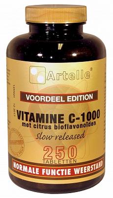 Artelle Vitamine C1000 Bioflavonoiden Tabletten 250st*