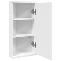 Badkamerkast met spiegel 30x24x60 cm wit - thumbnail