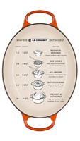 Le Creuset Braadpan Signature ovaal Oranjerood ø 29 cm / 4,7 liter - thumbnail