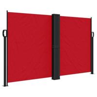Windscherm uittrekbaar 140x1000 cm rood - thumbnail