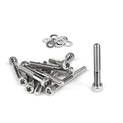TNT Motorkap schroevenset screw set engine cover peugeot 50 chrome
