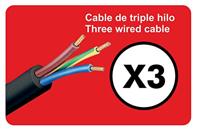 Verlengbare Kabel Silver Electronics 9223 - thumbnail