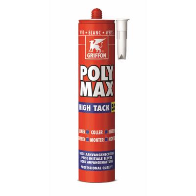 Griffon Poly Max® Montagelijm High Tack Wit Koker 425g - 1490909 Griffon Poly Max® Montagelijm High Tack Wit Koker 425g - 1490909