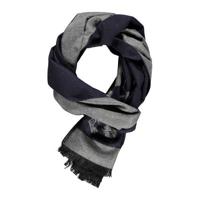 LERROS sjaal grijs/donkerblauw - thumbnail