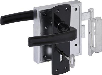 Poortslot verzinkt met beslag