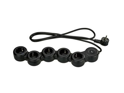 TRONIC Stekkerdoos (Zwart)