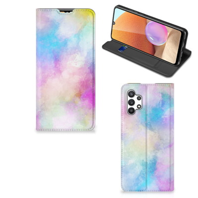Bookcase Samsung Galaxy A32 4G | A32 5G Enterprise Editie Watercolor Light Bookcase Samsung Galaxy A32 4G | A32 5G Enterprise Editie Watercolor Light