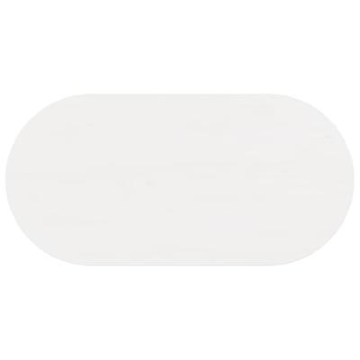 Salontafel Wit 80 x 39.5 x 35 cm Massief grenenhout