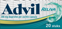 Advil Reliva Liquid Capsules 200 mg - voor pijn en koorts - thumbnail