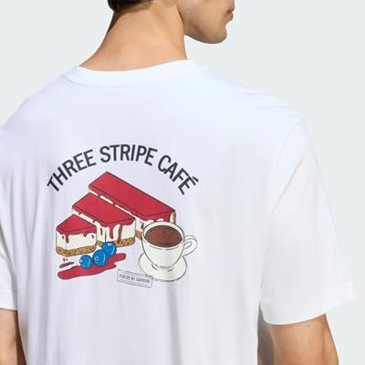 Adidas Coffee Cafe Cheesecake Graphic T-shirt