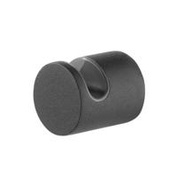 Handdoekhaak Tiger Bold Medium Rond Mat zwart - thumbnail