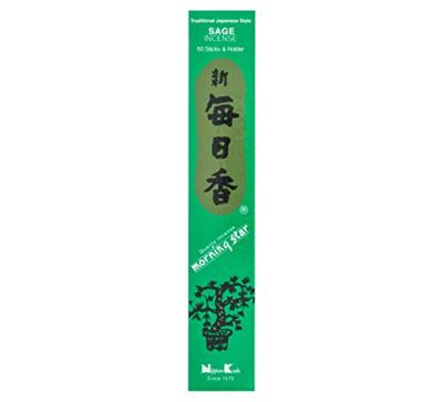 Japanse Wierookstokjes - Sage Wierook Morningstar - Set van 50 - thumbnail
