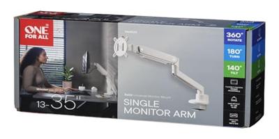 OneForAll DM 4120 Universele enkele monitorarm Monitorarm Wit