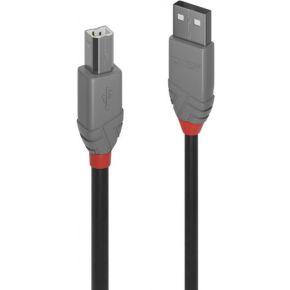 LINDY 36674 USB-kabel USB 2.0 USB-A stekker, USB-B stekker 3.00 m Zwart LINDY 36674 USB-kabel USB 2.0 USB-A stekker, USB-B stekker 3.00 m Zwart
