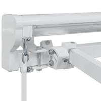 VidaXL Zijde frame wit 2,5 x 2 m poedercoating staal - thumbnail