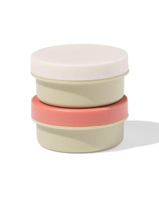 HEMA Dressingbakje 70ml terra-groen - 2 stuks (groen)