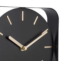 Karlsson Charm Tafel/Wandklok Zwart - thumbnail