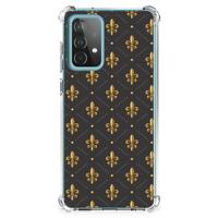 Samsung Galaxy A52 4G/5G Doorzichtige Silicone Hoesje Franse Lelie - thumbnail