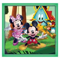 Clementoni legpuzzel super color vierkant mickey and friends, 3x48st. - thumbnail