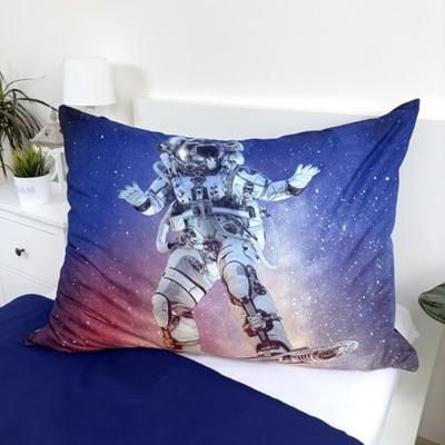 Astronaut Dekbedovertrek eenpersoons - 140 x 200 cm - polyester Astronaut Dekbedovertrek eenpersoons - 140 x 200 cm - polyester