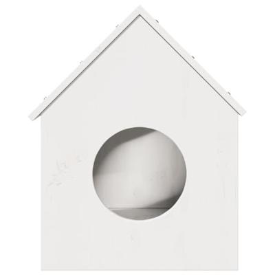 VidaXL Kattenhuis 41x50x50 cm massief grenenhout wit VidaXL Kattenhuis 41x50x50 cm massief grenenhout wit