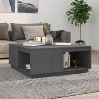 Salontafel 100x101x40,5 cm massief grenenhout grijs - thumbnail