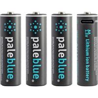 Pale Blue Li-Ion Rechargeabl AA Battery USB-C - thumbnail