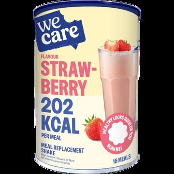 WeCare Flavour Strawberry Meal Replacement Shake 436 g bij Jumbo