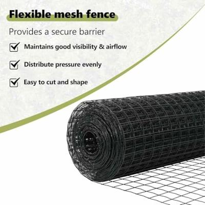 VidaXL Hek met paal grijs 1,5 x 10 m staal en pvc