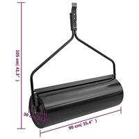 Gazonroller 63 L ijzer zwart - thumbnail