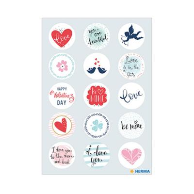 Herma stickers Liefdesberichten meisjes 12 x 8,4 cm folie Herma stickers Liefdesberichten meisjes 12 x 8,4 cm folie