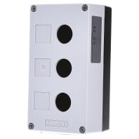 Siemens 3SU1803-0AA00-0AB1 3SU18030AA000AB1 Lege behuizing 3 inbouwplaatsen (l x b x h) 154 x 85 x 64 mm Zonder markering Grijs 1 stuk(s)