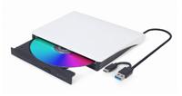Gembird DVD-USB-031-BW Externe USB DVD-drive, zwart-wit - thumbnail
