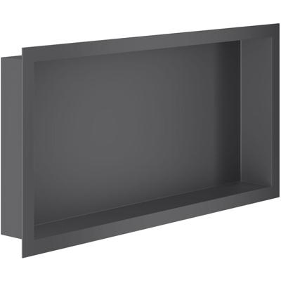 Stijlvolle Inbouwnis 30x60cm Gunmetal Grijs - PVD Coating