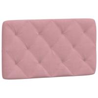 Bed met matras fluweel roze 90x200 cm - thumbnail