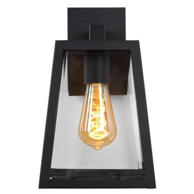 Lucide MATSLOT - Wandlamp Binnen/Buiten - 1xE27 - IP23 - Zwart