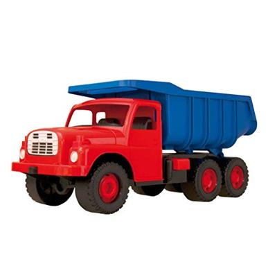 DinoToys Tatra stevige zand auto rood-blauw 70 cm