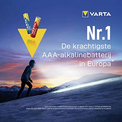 Varta LONGLIFE Power AAA Tray 40 AAA batterij (potlood) Alkaline 1.5 V 40 stuk(s) Varta LONGLIFE Power AAA Tray 40 AAA batterij (potlood) Alkaline 1.5 V 40 stuk(s)
