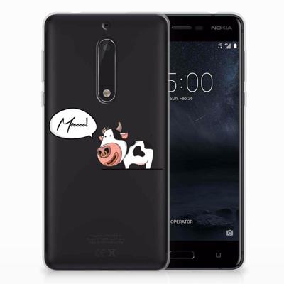 Nokia 5 Telefoonhoesje met Naam Cow Nokia 5 Telefoonhoesje met Naam Cow