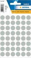 Etiket herma 1858 rond 13mm grijs 240st - thumbnail