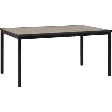 Tuintafel Porto - metaal/kunststof - 75x160x95 cm - Leen Bakker